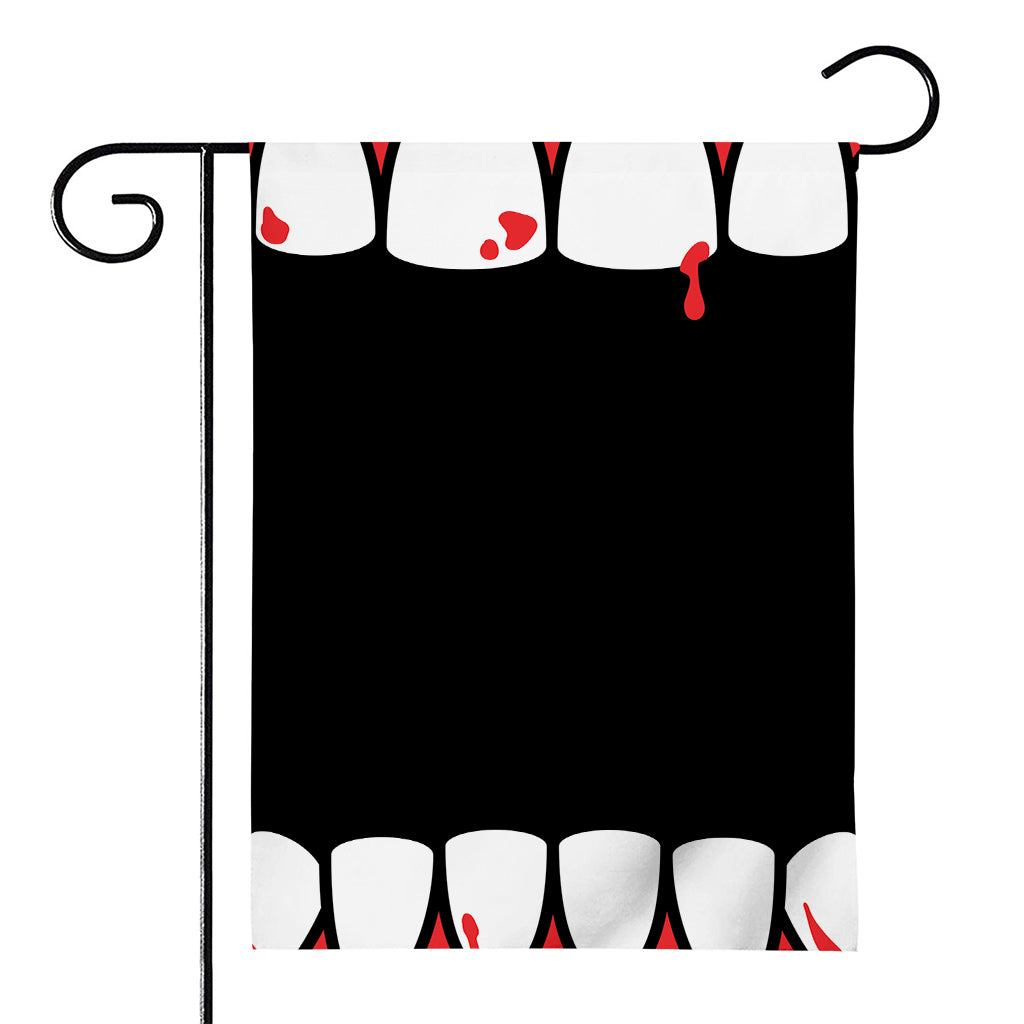 Dracula Fang Print House Flag