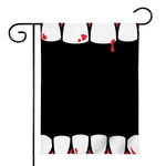 Dracula Fang Print House Flag