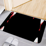 Dracula Fang Print Indoor Door Mat