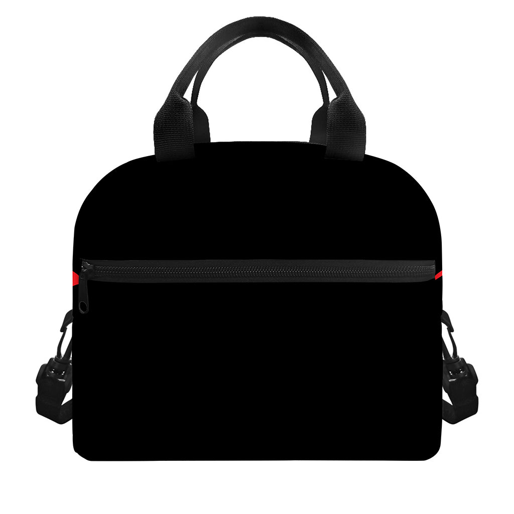 Dracula Fang Print Insulated Lunch Bag