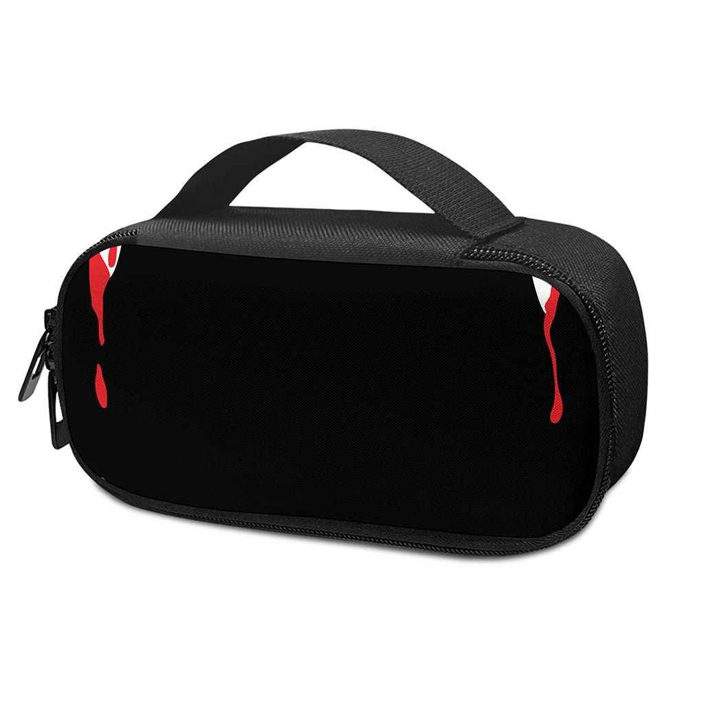 Dracula Fang Print Insulin Cooler Travel Case