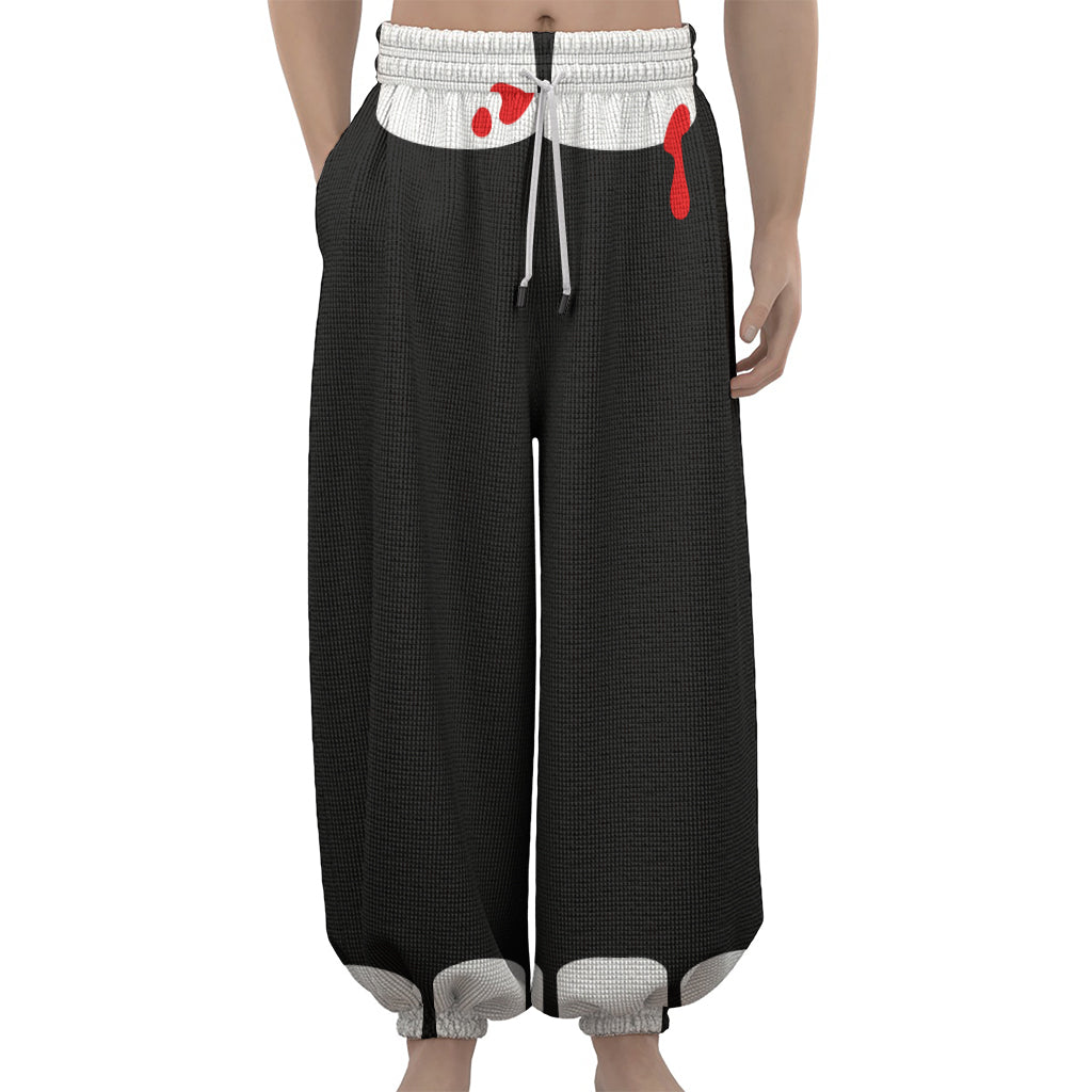 Dracula Fang Print Lantern Pants