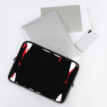 Dracula Fang Print Laptop Sleeve
