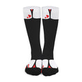 Dracula Fang Print Long Socks