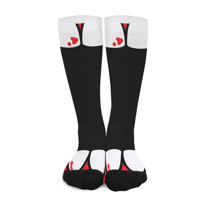 Dracula Fang Print Long Socks