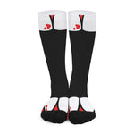 Dracula Fang Print Long Socks