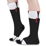 Dracula Fang Print Long Socks