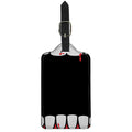 Dracula Fang Print Luggage Tag