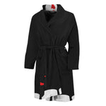 Dracula Fang Print Men's Bathrobe