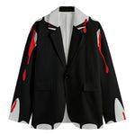 Dracula Fang Print Men's Blazer