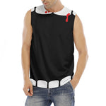 Dracula Fang Print Men's Fitness Tank Top