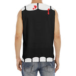 Dracula Fang Print Men's Fitness Tank Top