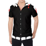 Dracula Fang Print Men's Shirt