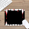 Dracula Fang Print Mouse Pad