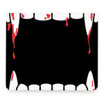 Dracula Fang Print Mouse Pad