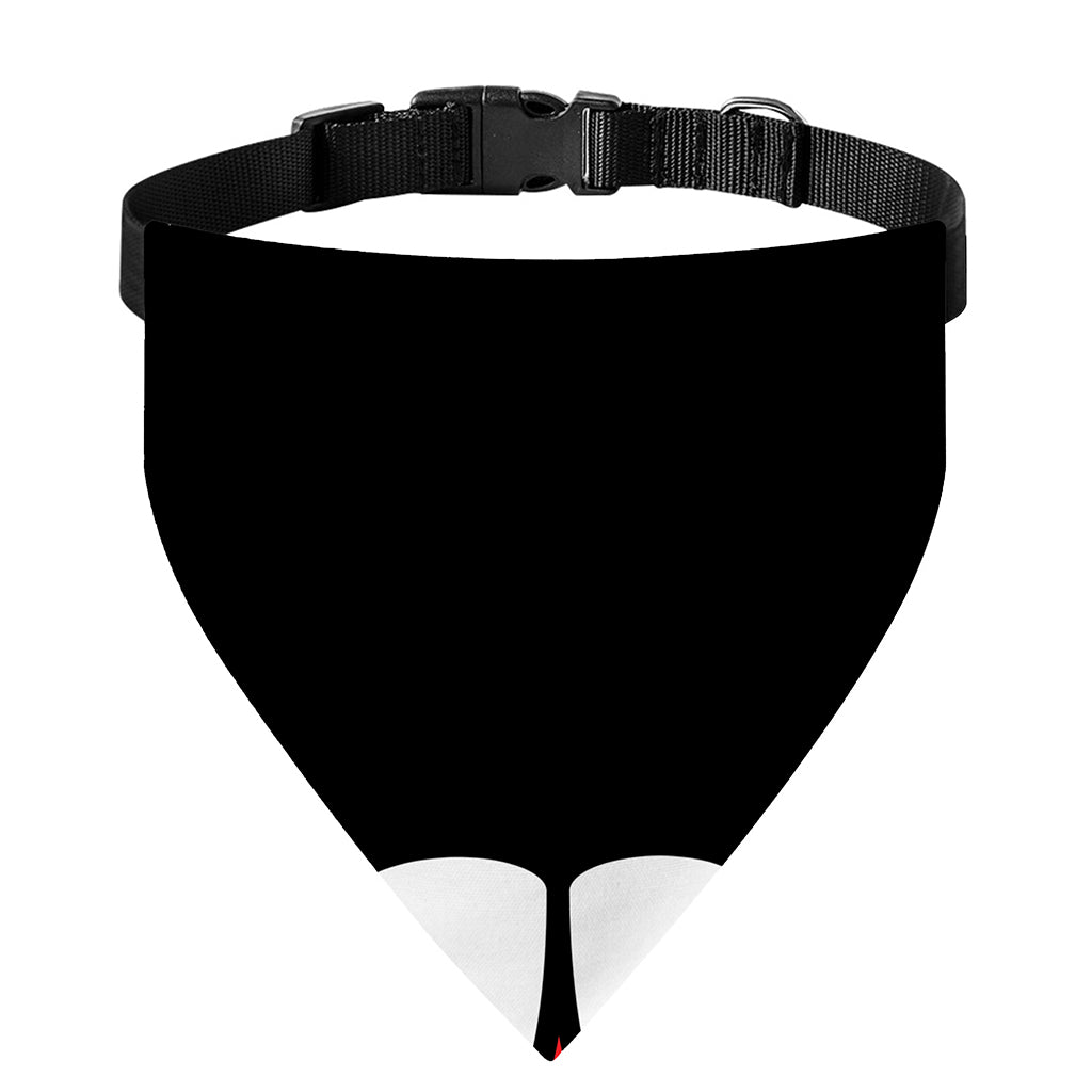 Dracula Fang Print Over The Collar Dog Bandana