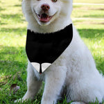 Dracula Fang Print Over The Collar Dog Bandana