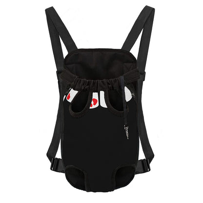 Dracula Fang Print Pet Carrier Backpack