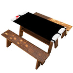 Dracula Fang Print Picnic Table Cover