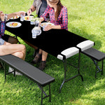 Dracula Fang Print Picnic Table Cover