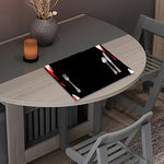 Dracula Fang Print Placemat