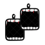 Dracula Fang Print Pot Holders