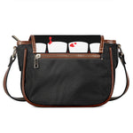 Dracula Fang Print Saddle Bag