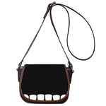 Dracula Fang Print Saddle Bag
