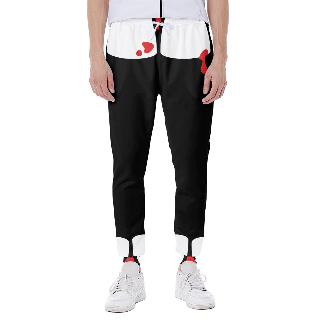 Dracula Fang Print Scuba Joggers