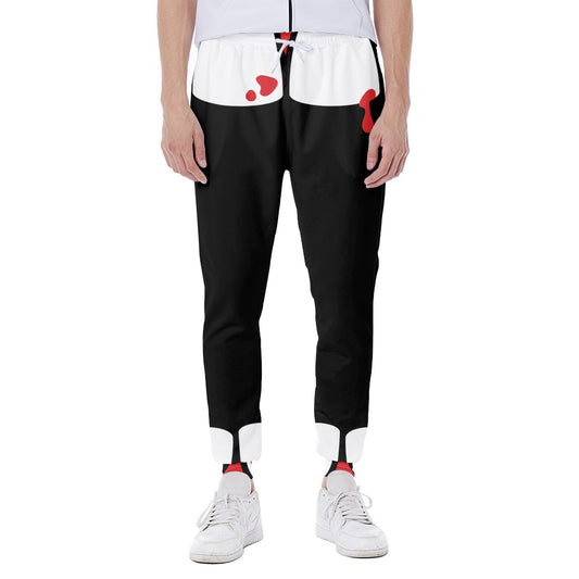 Dracula Fang Print Scuba Joggers