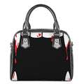 Dracula Fang Print Shoulder Handbag