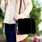 Dracula Fang Print Shoulder Strap Bible Bag