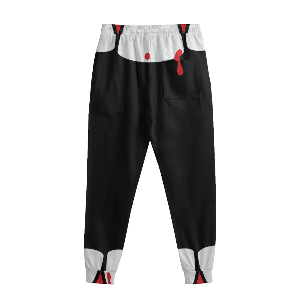 Dracula Fang Print Sweatpants