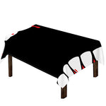 Dracula Fang Print Tablecloth