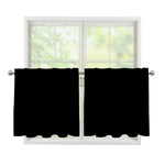 Dracula Fang Print Tier Curtains