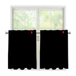 Dracula Fang Print Tier Curtains