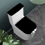 Dracula Fang Print Toilet Lid And Tank Cover Set