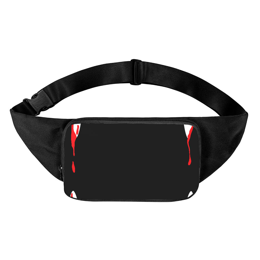 Dracula Fang Print Waist Bag