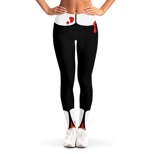 Dracula Fang Print Women's Leggings
