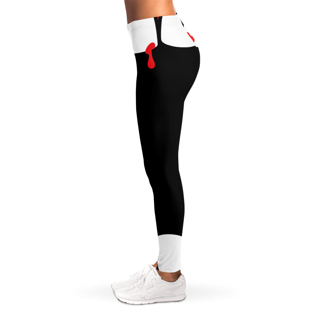 Dracula Fang Print Women's Leggings