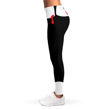 Dracula Fang Print Women's Leggings