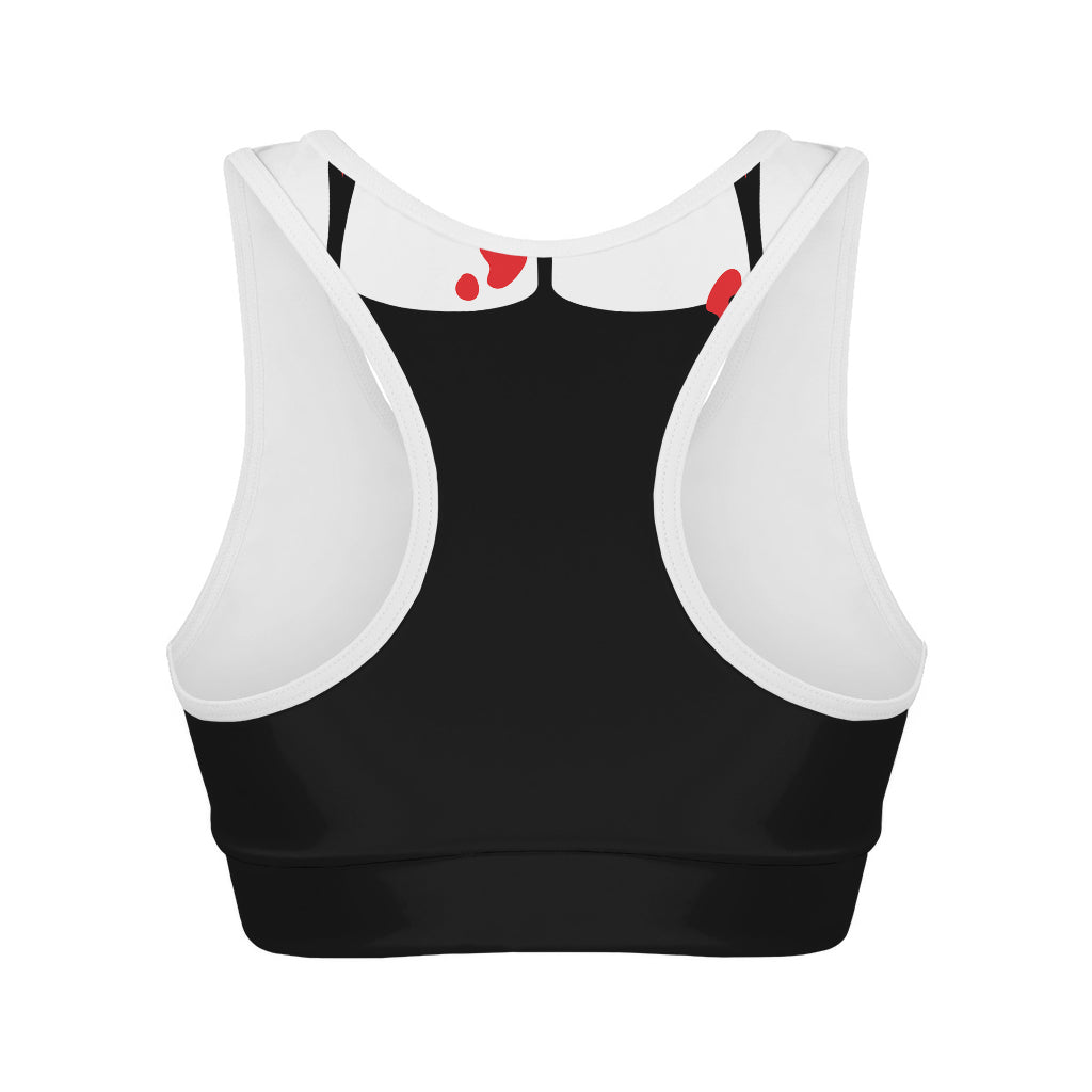 Dracula Fang Print Women's Sports Bra