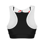 Dracula Fang Print Women's Sports Bra