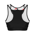Dracula Fang Print Women's Sports Bra