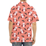 Dracula Pig Pattern Print Aloha Shirt