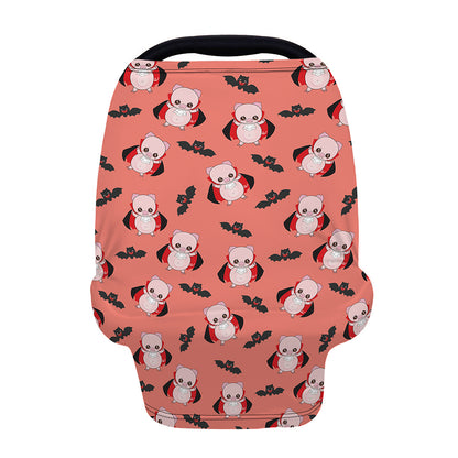 Dracula Pig Pattern Print Baby Seat Cover