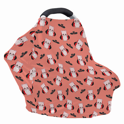 Dracula Pig Pattern Print Baby Seat Cover