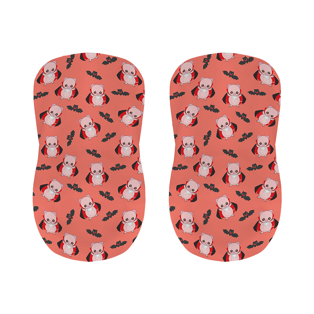 Dracula Pig Pattern Print Bar Stool Covers