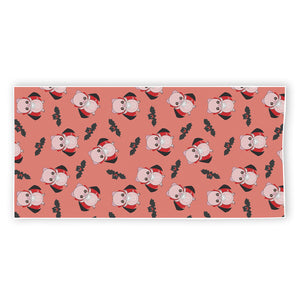 Dracula Pig Pattern Print Beach Towel