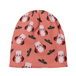 Dracula Pig Pattern Print Beanie